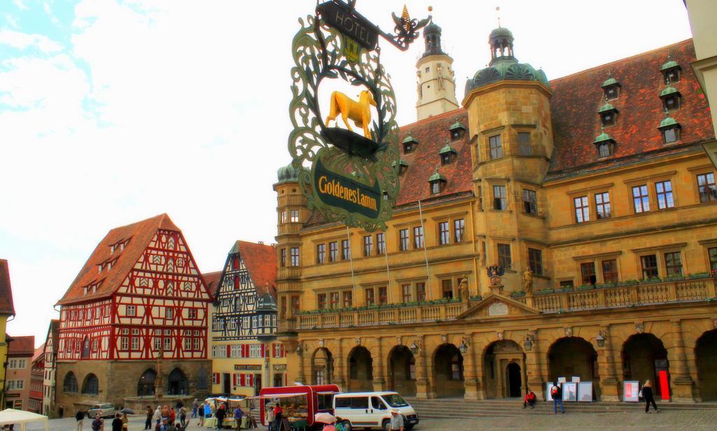 Hotel Goldenes Lamm Rothenburg ob der Tauber Eksteriør billede