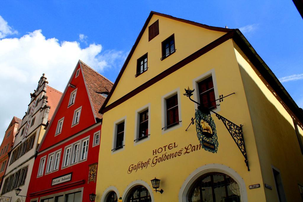 Hotel Goldenes Lamm Rothenburg ob der Tauber Eksteriør billede