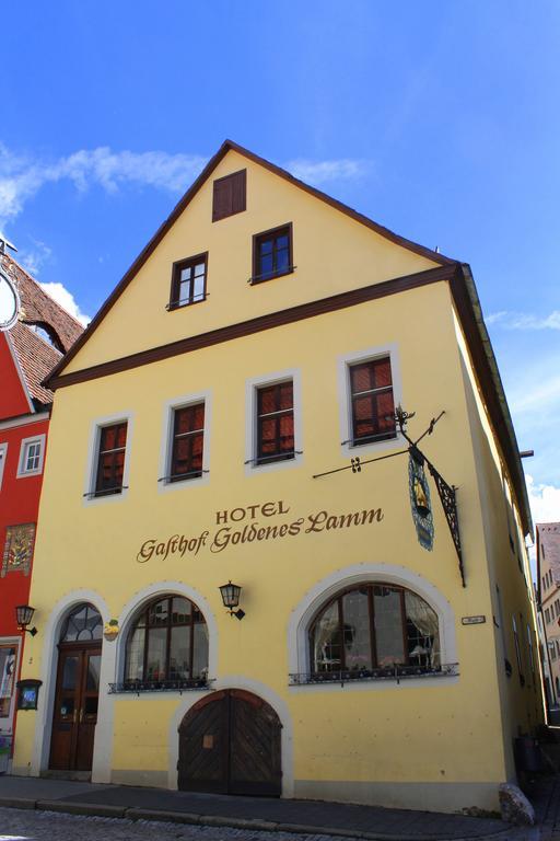 Hotel Goldenes Lamm Rothenburg ob der Tauber Eksteriør billede